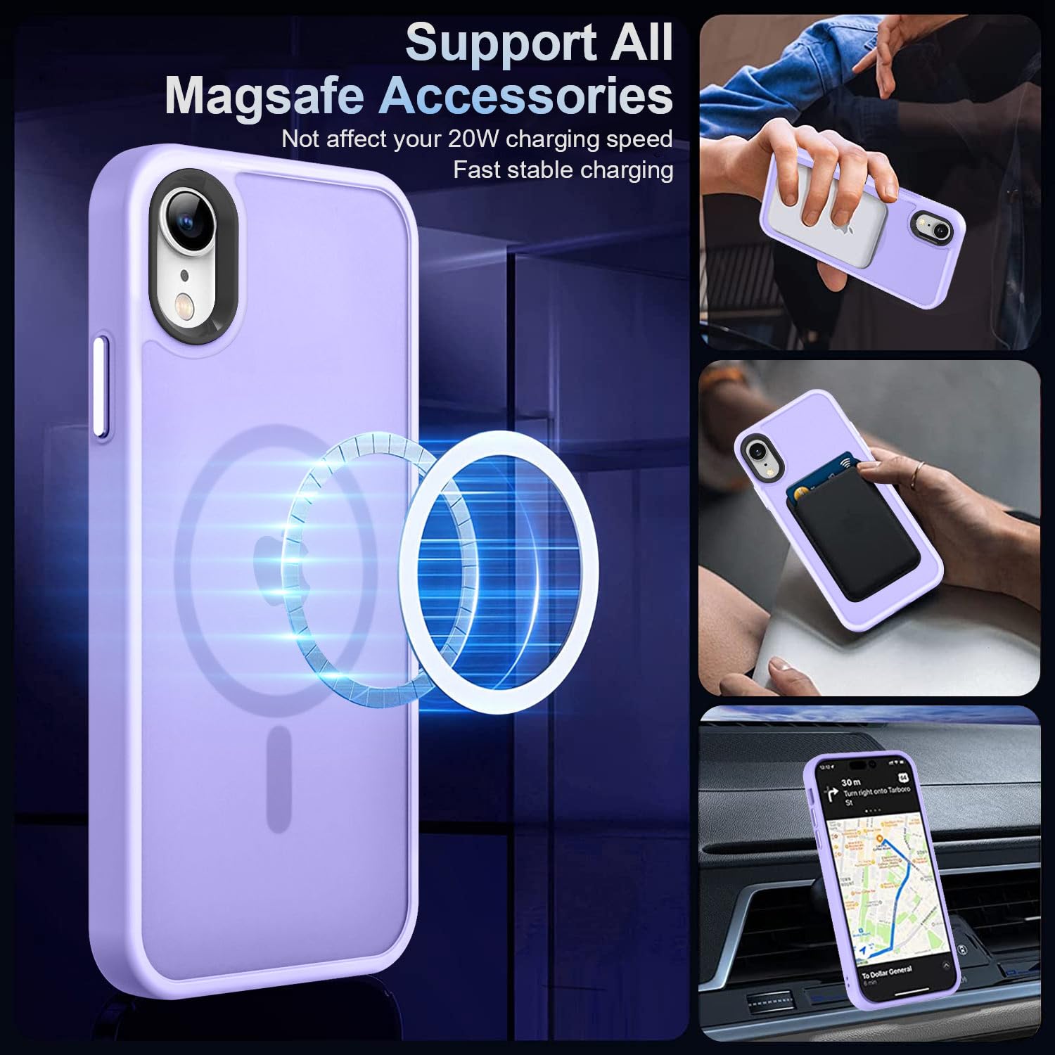 Amazon.com: MOCCA Strong Magnetic for iPhone XR Phone Case